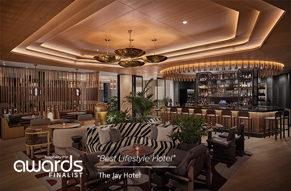 The Jay Hotel is a finalist for a 20th Annual HD Award for Best Lifestyle Hotel