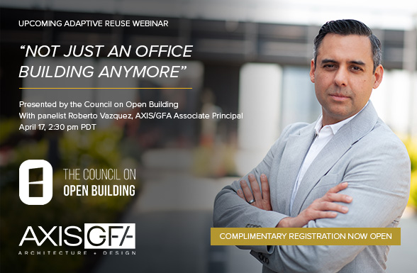 Los Angeles adaptive architect Roberto Vazquez to participate on a Council on Open Building panel April 17